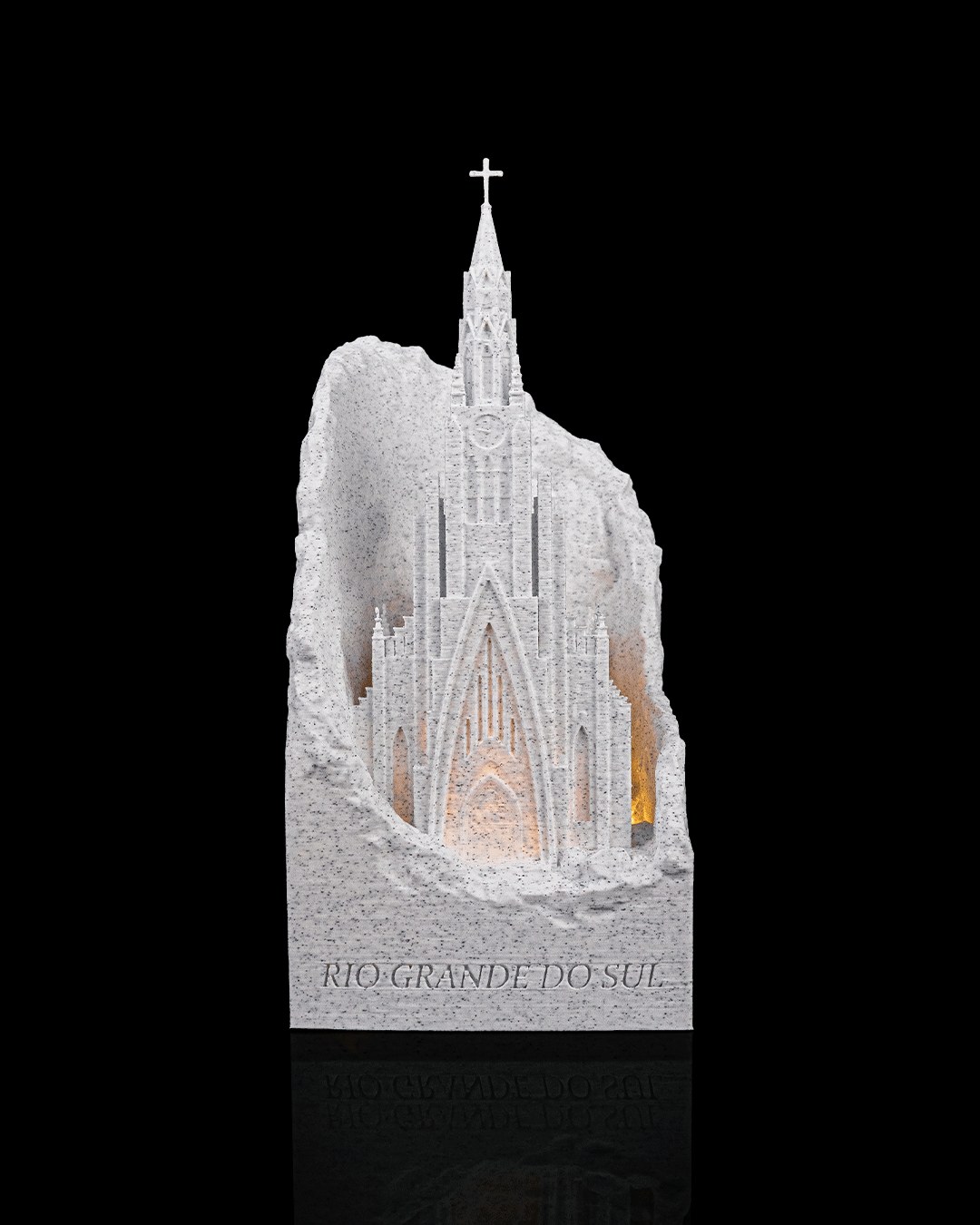 Stone Cathedral - fertig produziertes 3D-Druck-Produkt