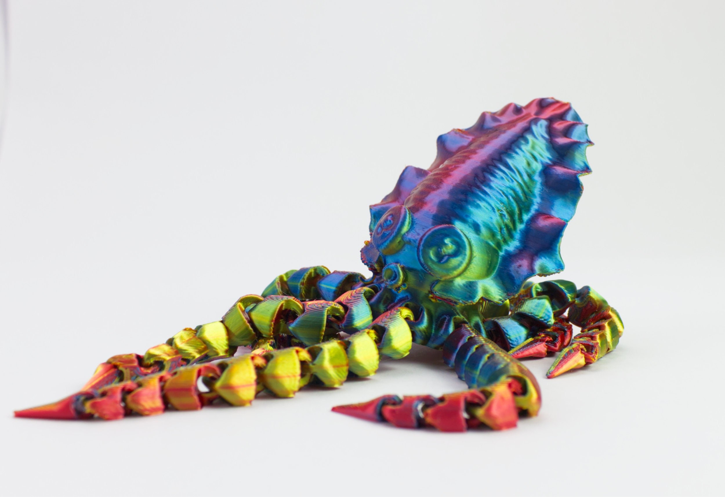Flexibler Oktopus Fingerspielzeug – 3D-gedrucktes Fidget Toy
