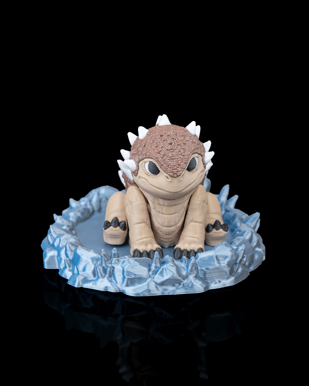 Tiny Ankylo 3D-gedruckte Dinosaurier-Figur – 7 cm