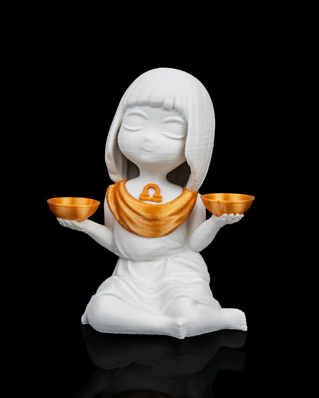 Libra Charm – 3D gedrucktes Waage Sternzeichen Geschenk