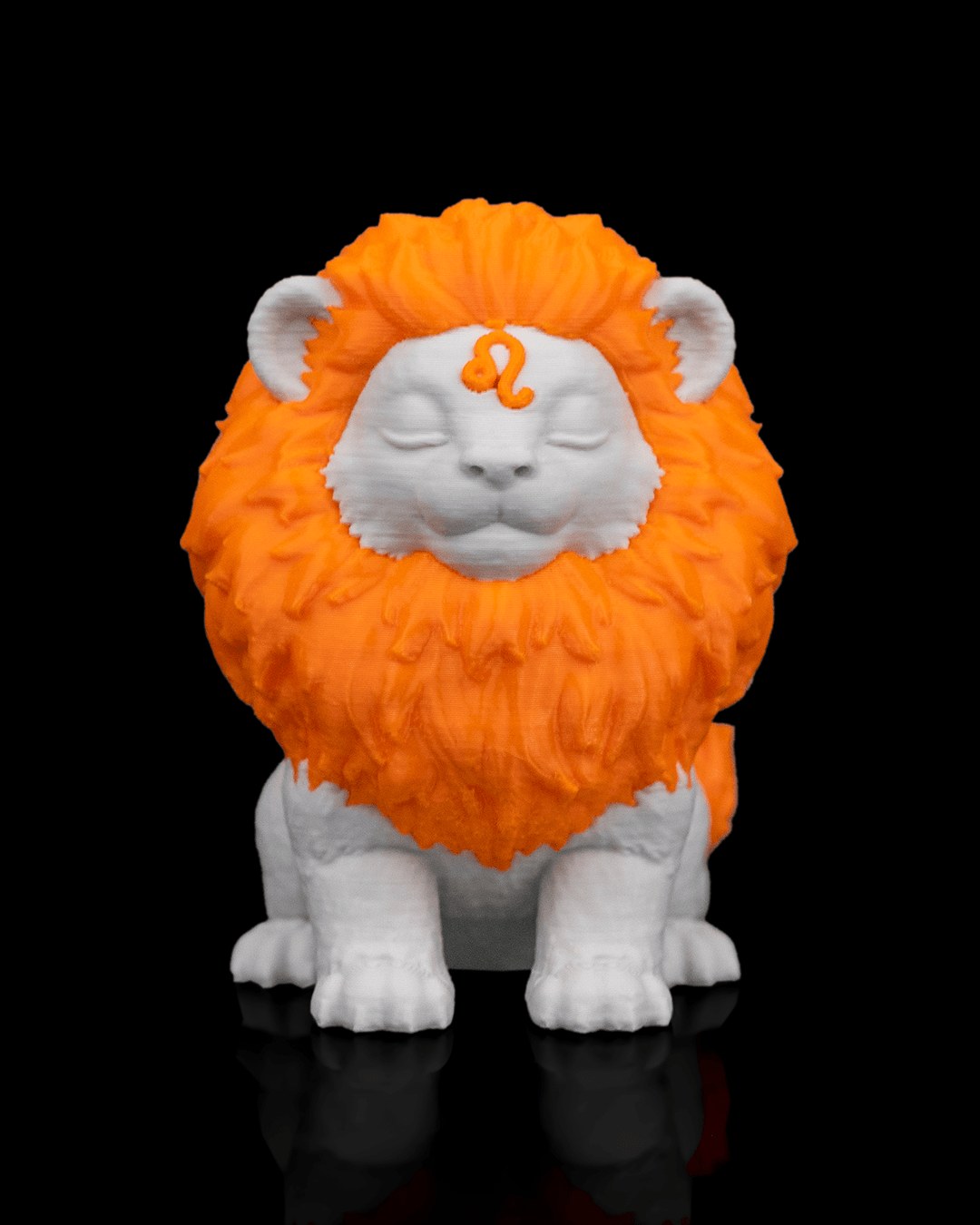 Leo Charm – 3D gedruckter Löwe Anhänger aus Österreich