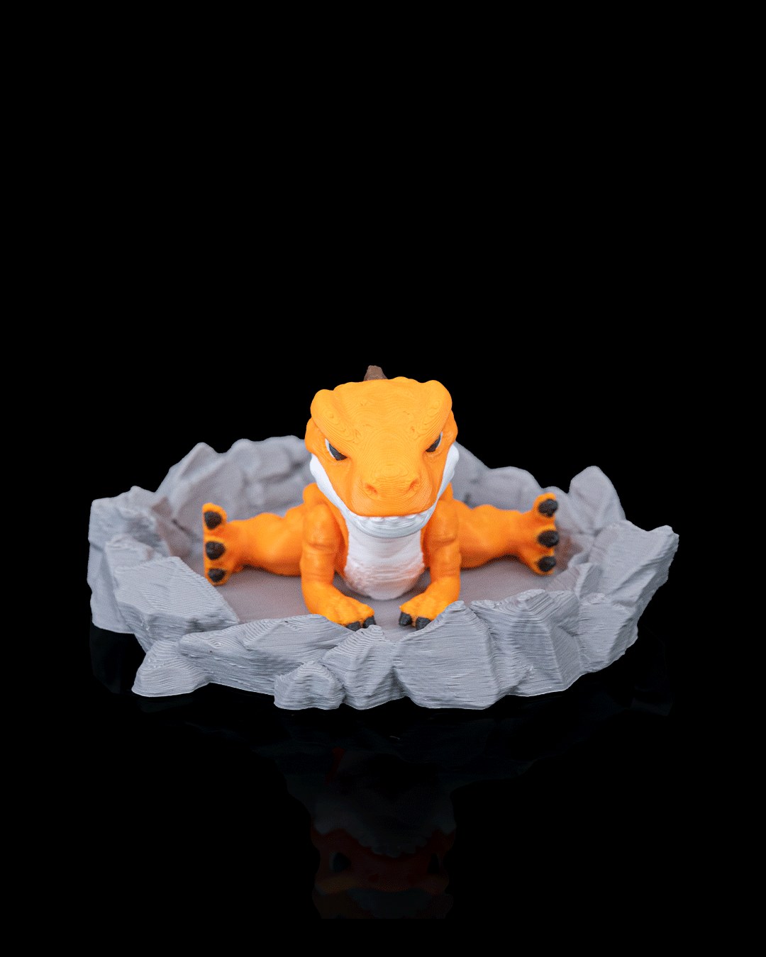 Tiny T-Rex 3D Druck Figur – Dinosaurier aus dem Ei