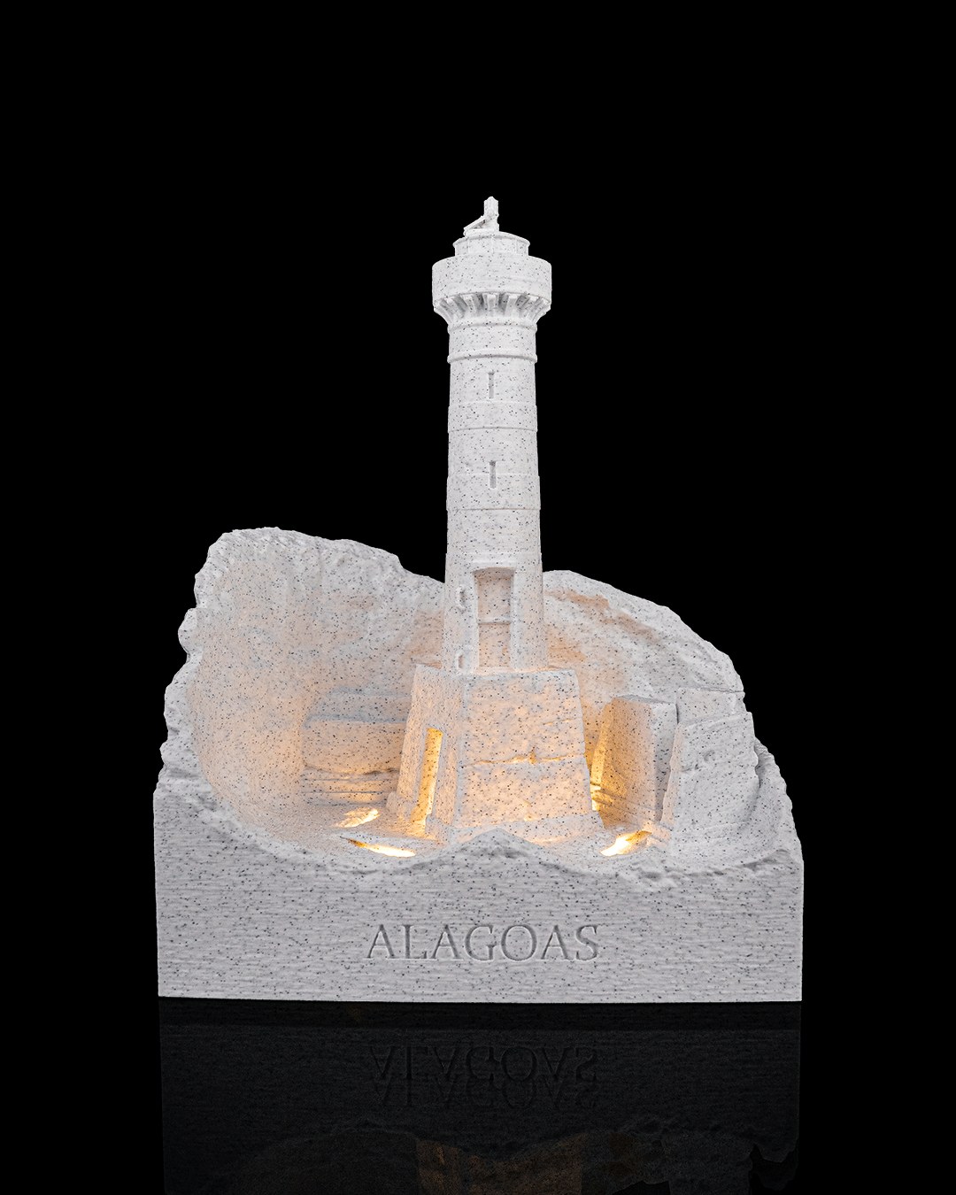 Green Point Lighthouse - fertig produziertes 3D-Druck-Produkt