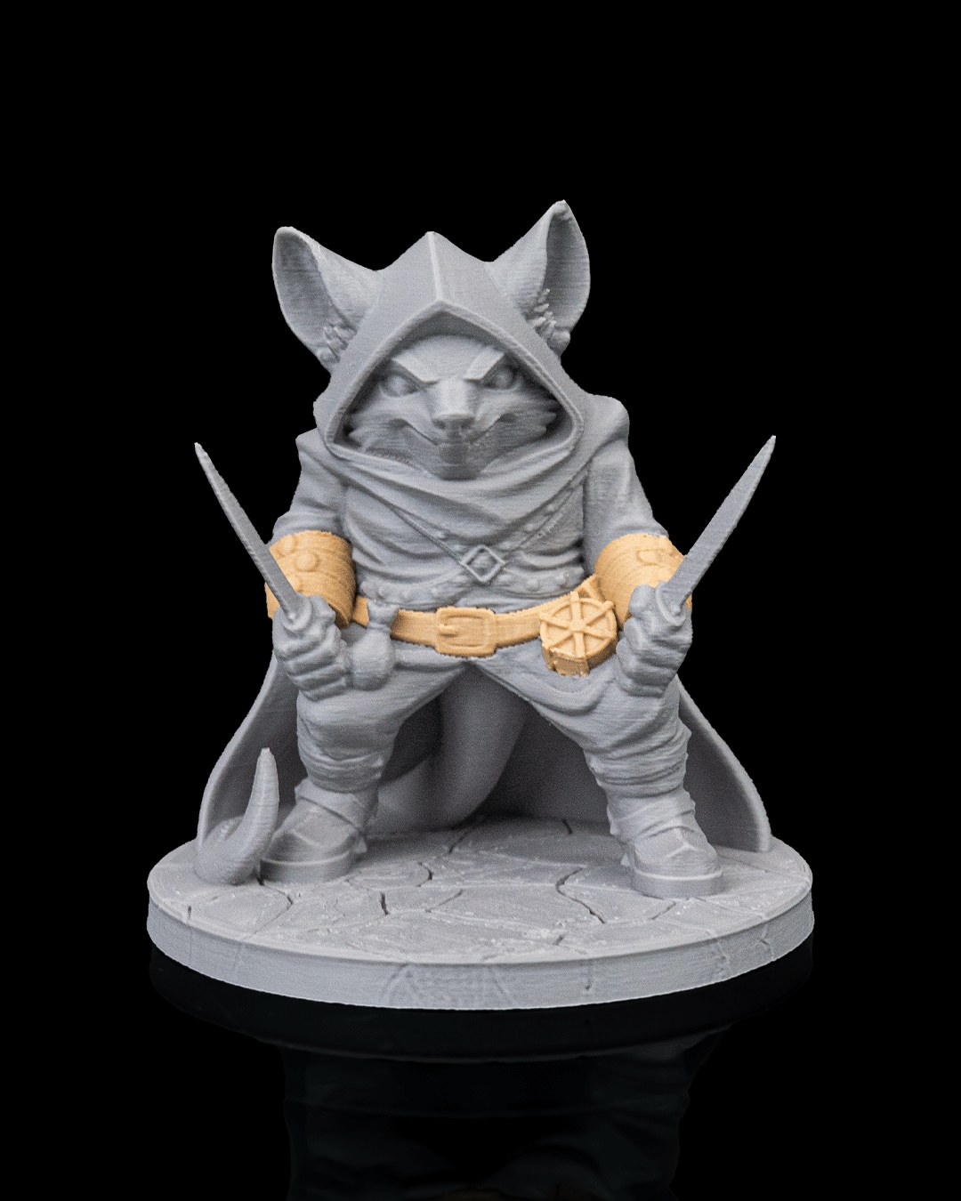 Rat Rogue – 3D gedruckte Ratten-Figur für Tabletop